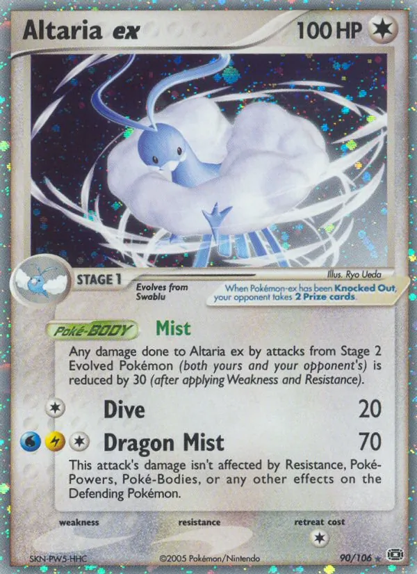 Altaria ex - Emerald Pokemon Card