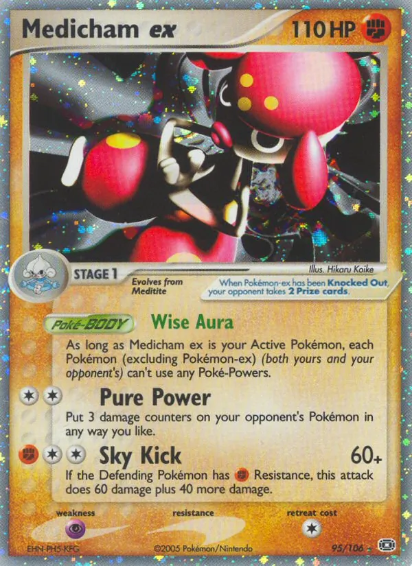 Medicham ex - Emerald Pokemon Card