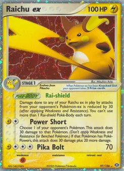Raichu ex - Emerald