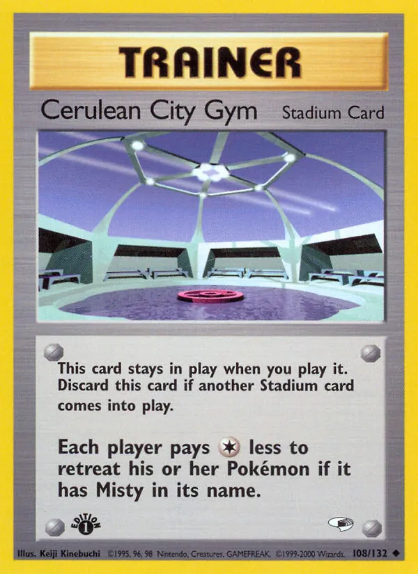 Cerulean City Gym - Gym Heroes Pokemon Card