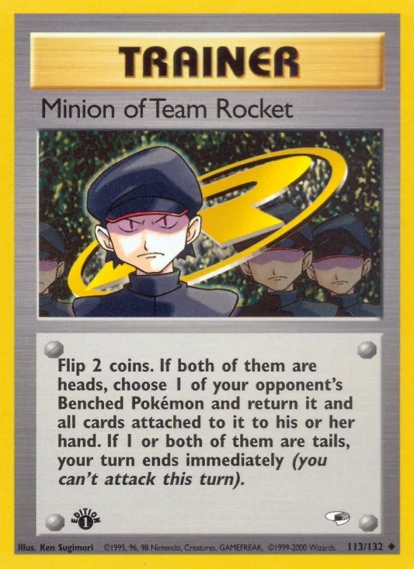 Minion of Team Rocket - Gym Heroes Pokemon Card