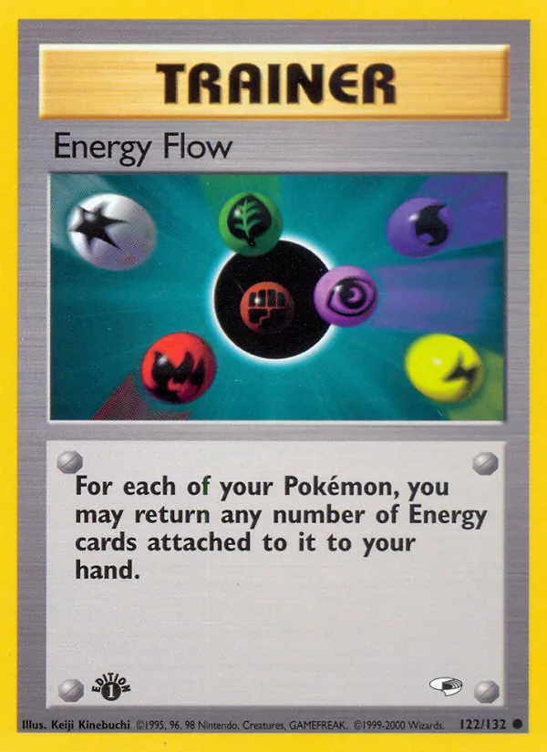 Energy Flow - Gym Heroes Pokemon Card