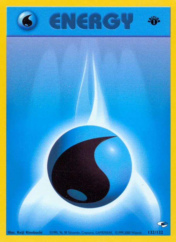Water Energy - Gym Heroes Pokemon Card