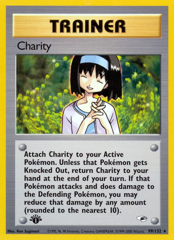 Charity - Gym Heroes Pokemon Card
