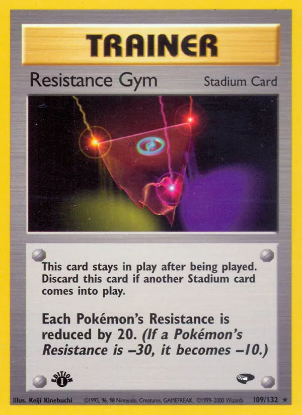 Resistance Gym - Gym Challenge Pokemon Card