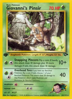 Giovanni's Pinsir - Gym Challenge