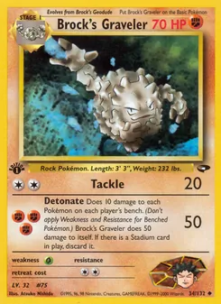 Brock's Graveler - Gym Challenge