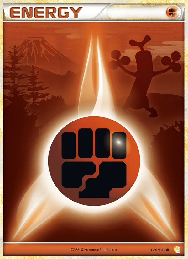 Fighting Energy - HeartGold SoulSilver Pokemon Card