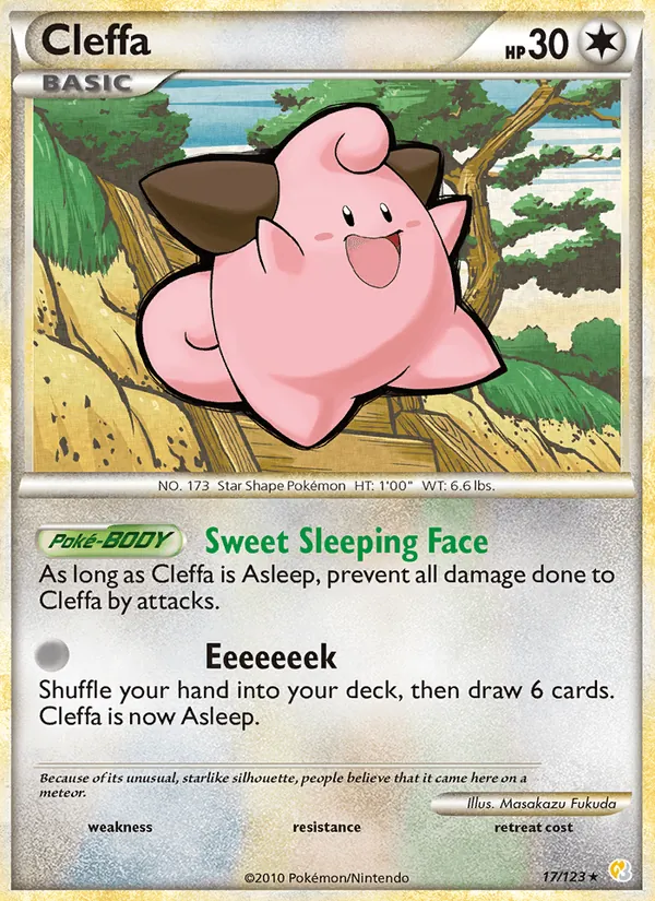 Cleffa - HeartGold SoulSilver Pokemon Card