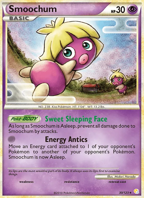 Smoochum - HeartGold SoulSilver Pokemon Card