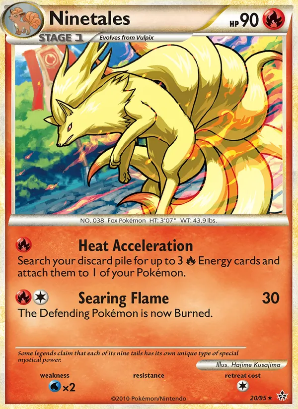 Ninetales - Unleashed Pokemon Card