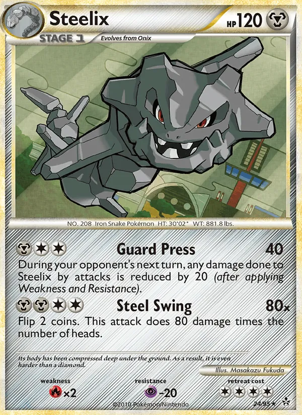 Steelix - Unleashed Pokemon Card
