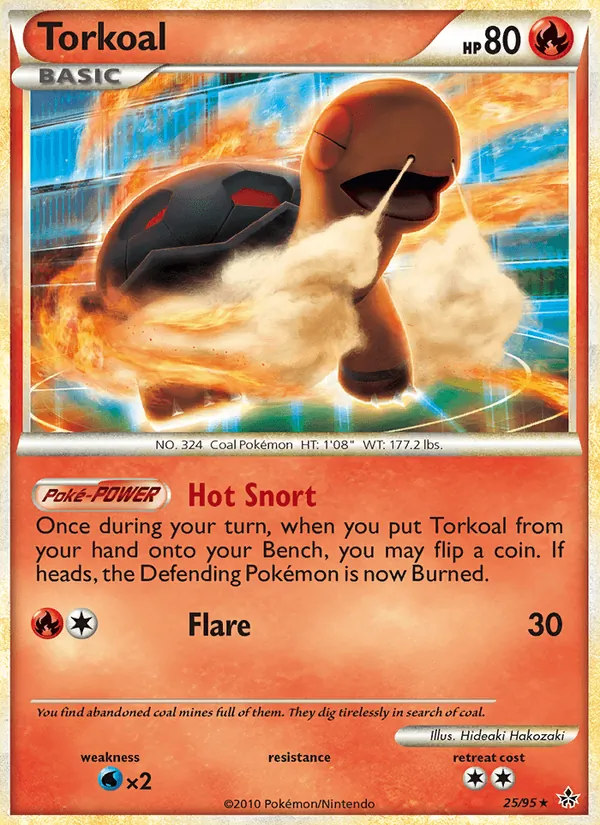Torkoal - Unleashed Pokemon Card