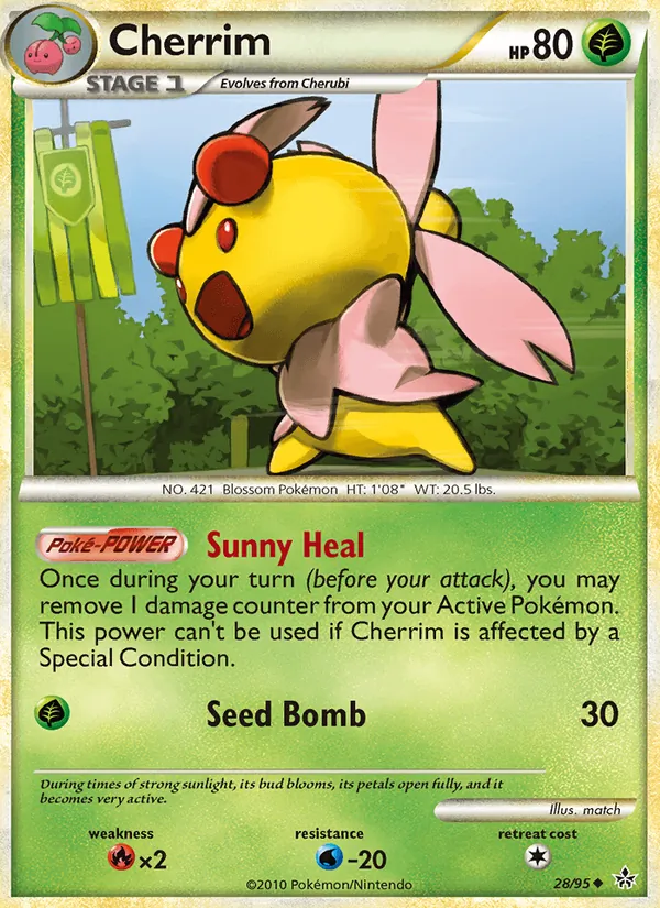Cherrim - Unleashed Pokemon Card