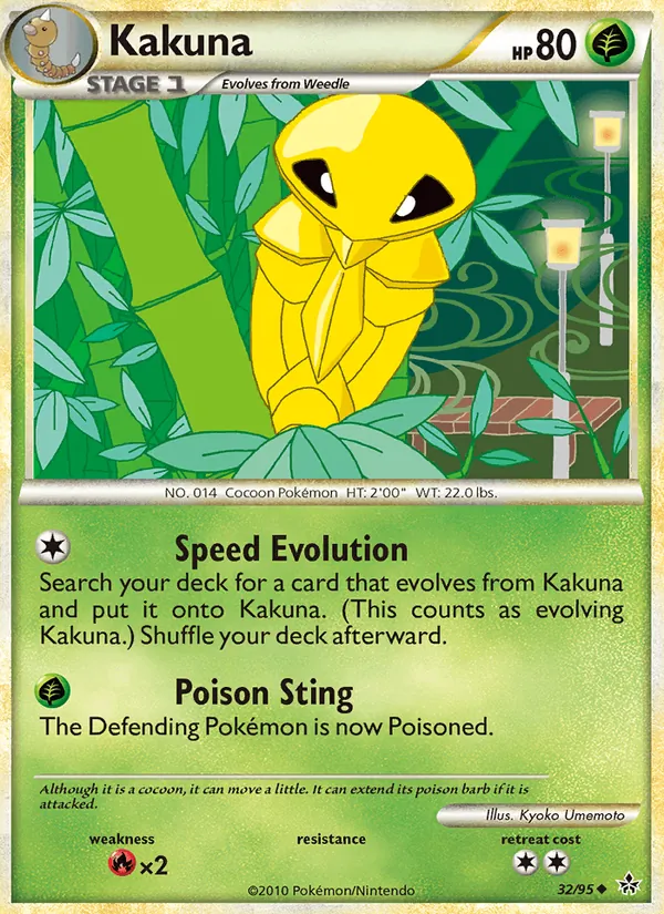 Kakuna - Unleashed Pokemon Card