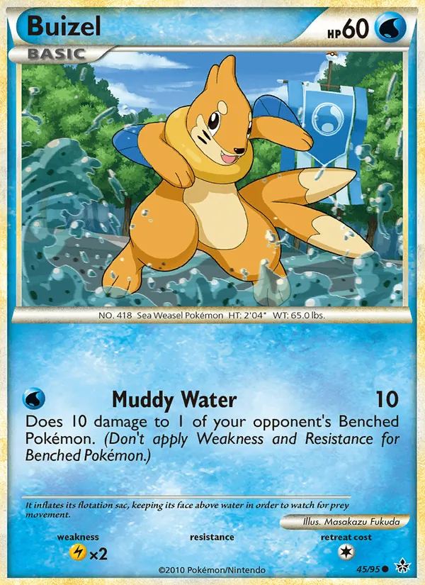 Buizel - Unleashed Pokemon Card