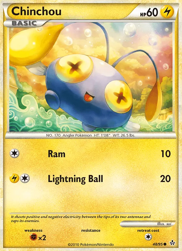 Chinchou - Unleashed Pokemon Card