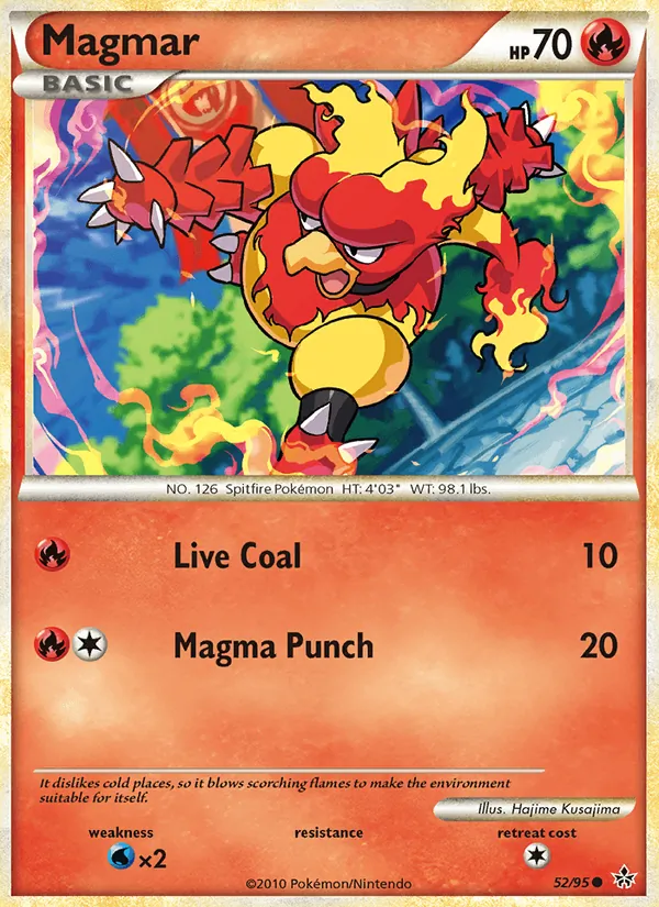 Magmar - Unleashed Pokemon Card
