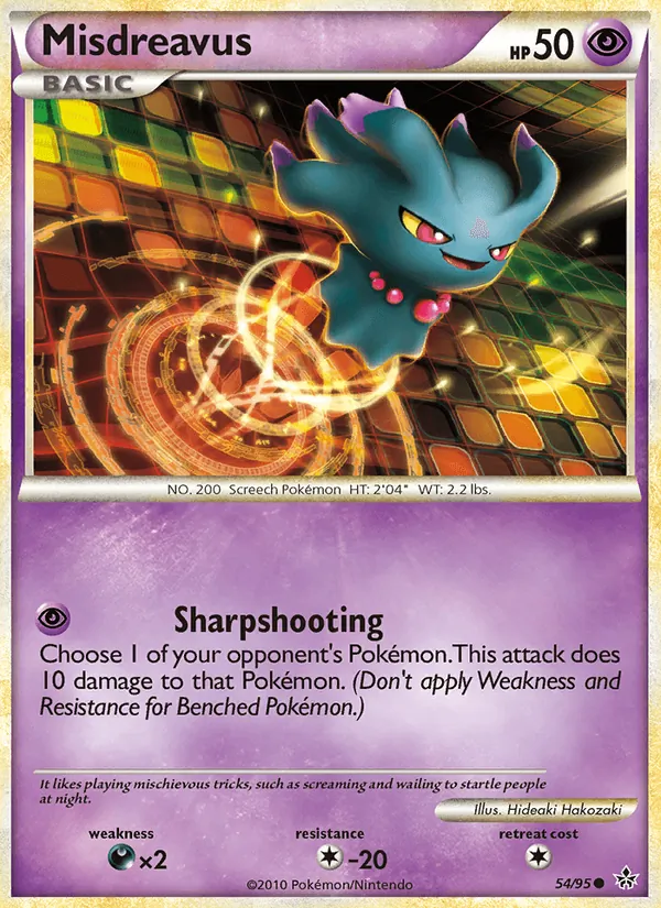 Misdreavus - Unleashed Pokemon Card