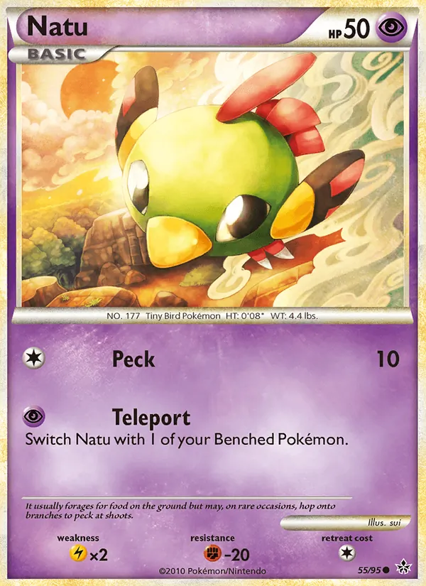 Natu - Unleashed Pokemon Card