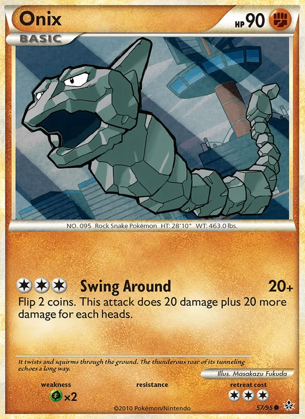 Onix - Unleashed Pokemon Card