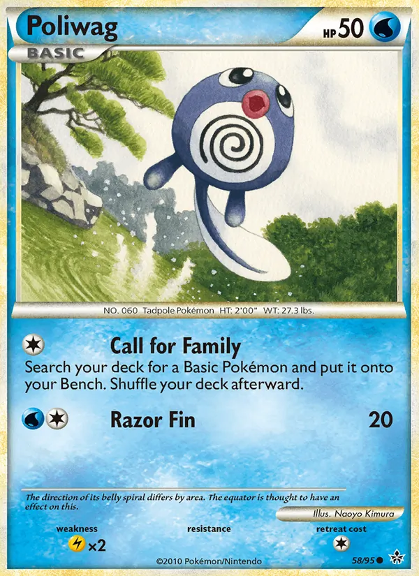 Poliwag - Unleashed Pokemon Card