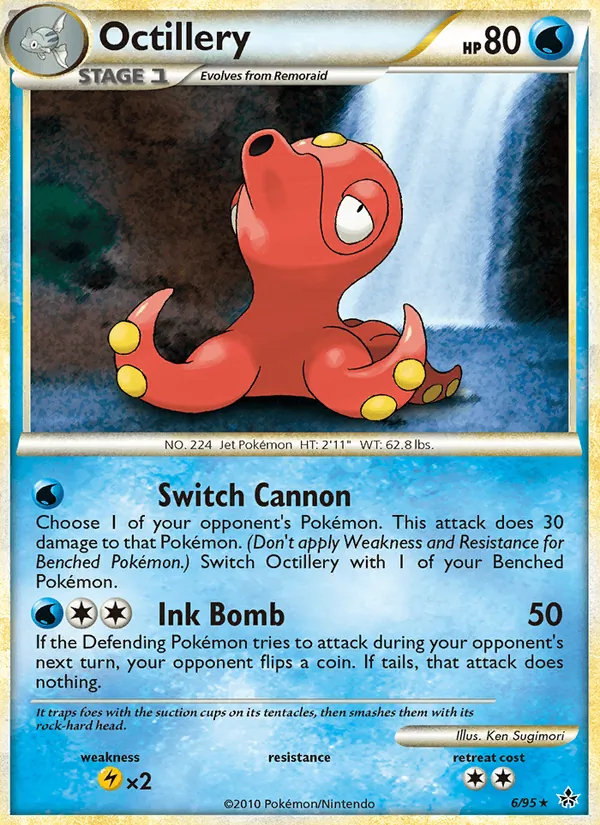 Octillery - Unleashed Pokemon Card