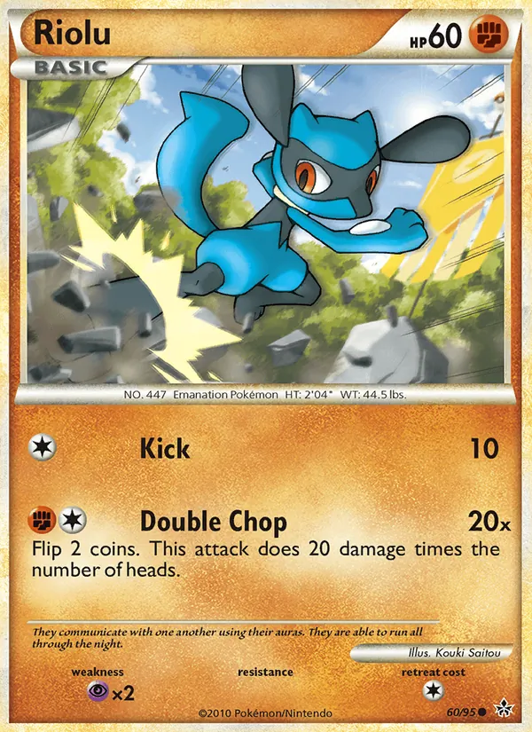 Riolu - Unleashed Pokemon Card
