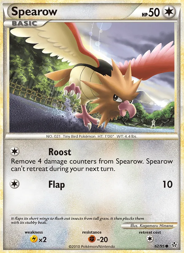Spearow - Unleashed Pokemon Card