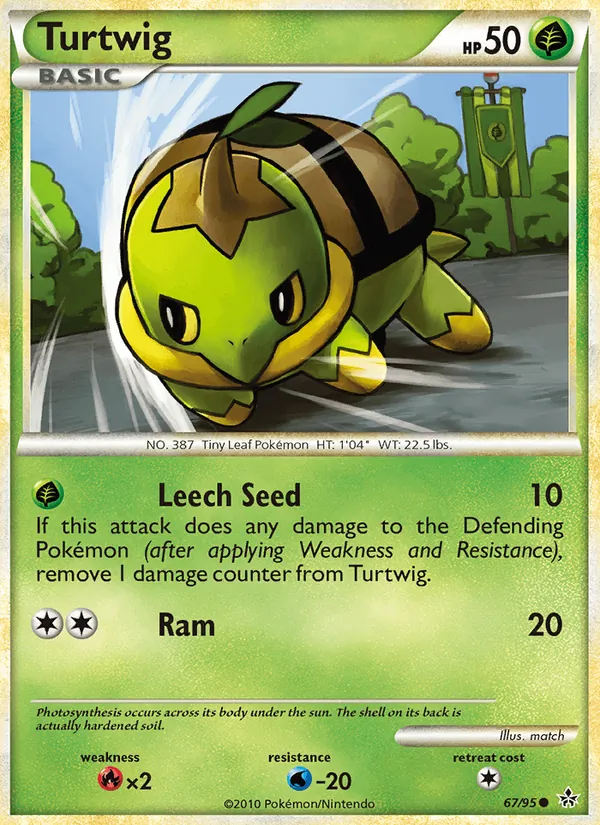 Turtwig - Unleashed Pokemon Card