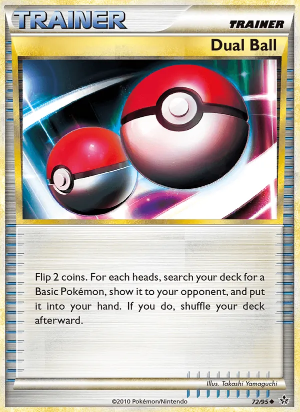 Dual Ball - Unleashed Pokemon Card