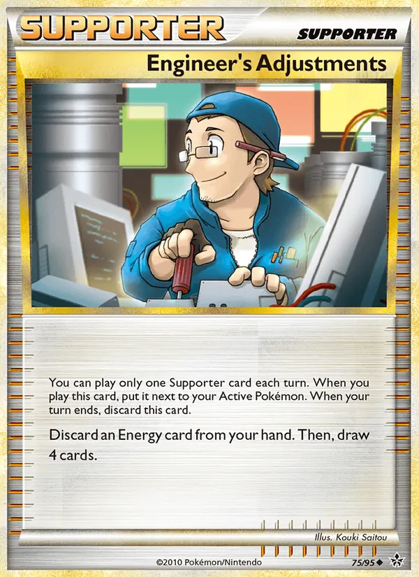 Engineer’s Adjustments - Unleashed Pokemon Card