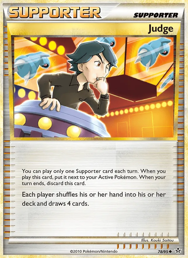 Judge - Unleashed Pokemon Card