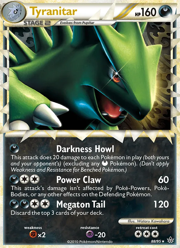 Tyranitar - Unleashed Pokemon Card