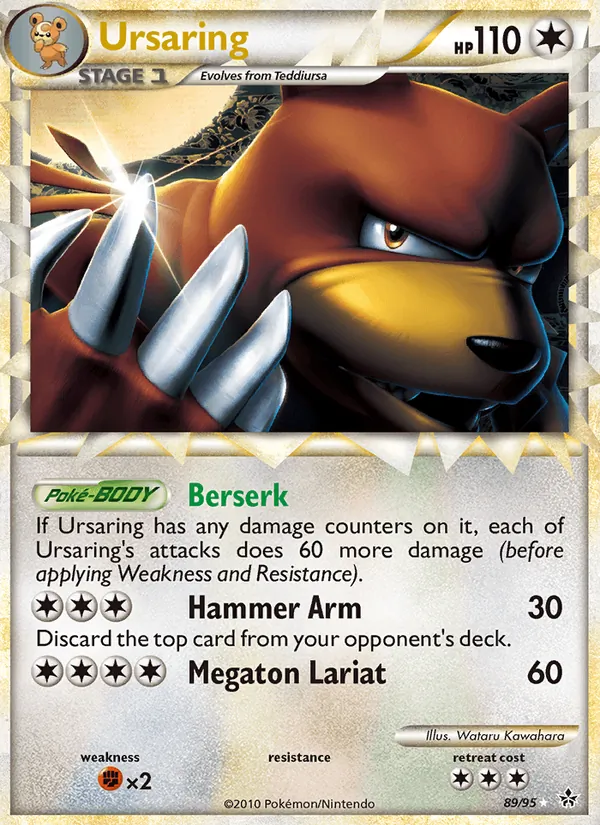Ursaring - Unleashed Pokemon Card