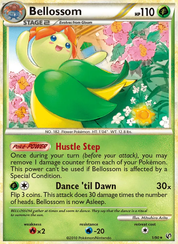 Bellossom - Undaunted Pokemon Card