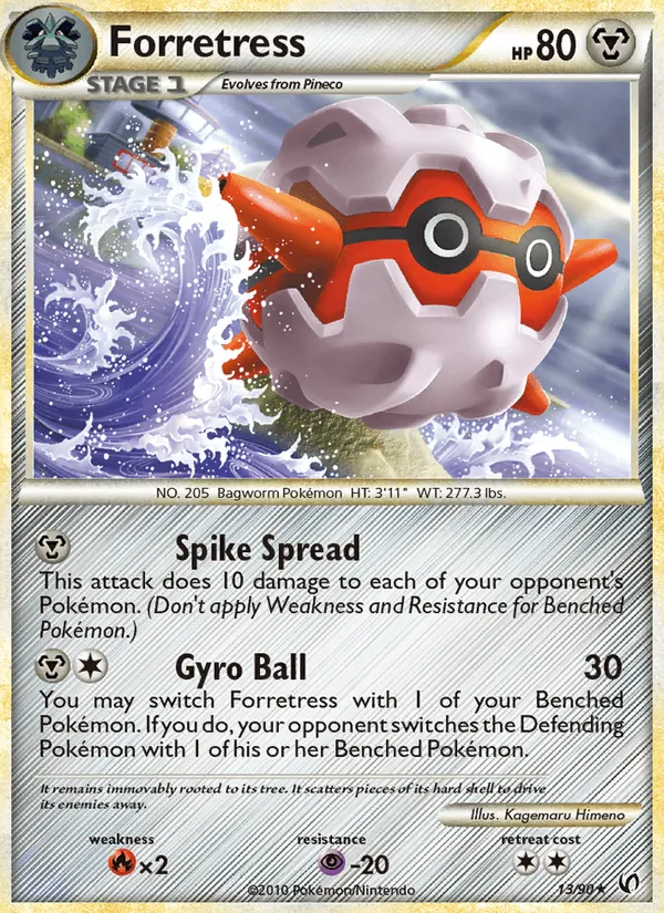 Forretress - Undaunted Pokemon Card