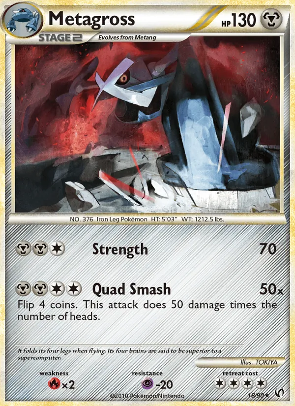 Metagross - Undaunted Pokemon Card