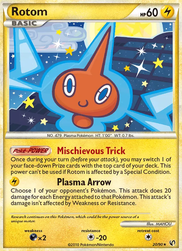 Rotom - Undaunted Pokemon Card