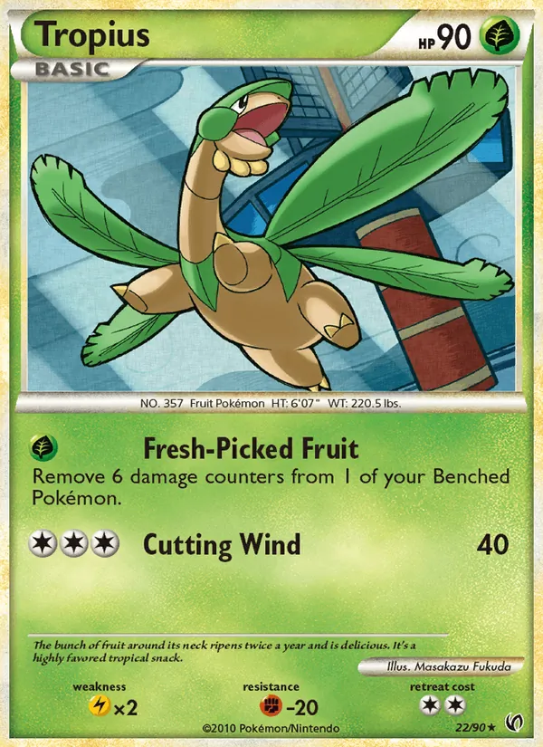 Tropius - Undaunted Pokemon Card