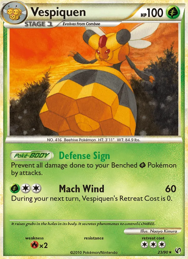 Vespiquen - Undaunted Pokemon Card