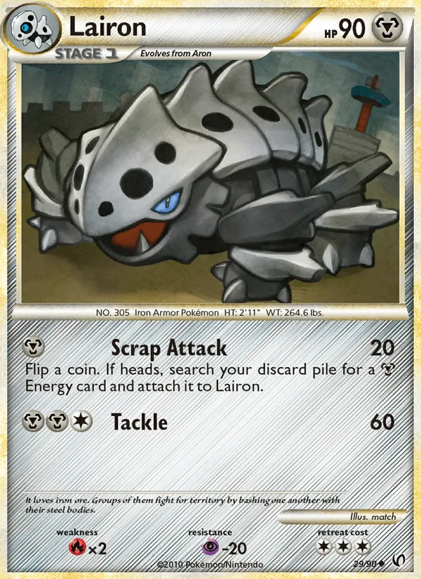 Lairon - Undaunted Pokemon Card