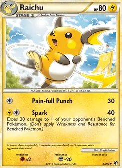 Raichu - Undaunted