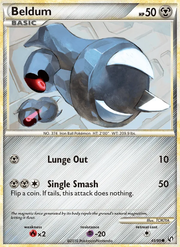 Beldum - Undaunted Pokemon Card