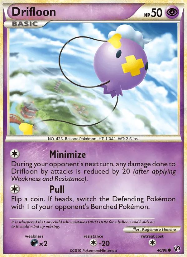 Drifloon - Undaunted Pokemon Card