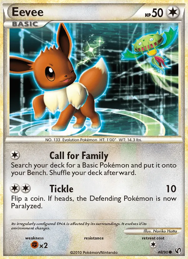 Eevee - Undaunted Pokemon Card