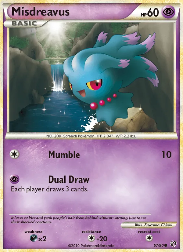 Misdreavus - Undaunted Pokemon Card