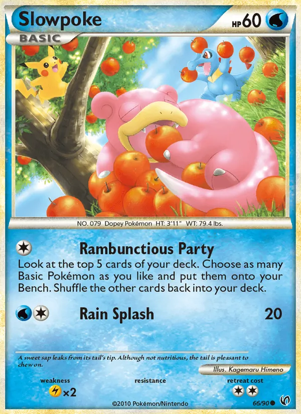 Slowpoke - Undaunted Pokemon Card