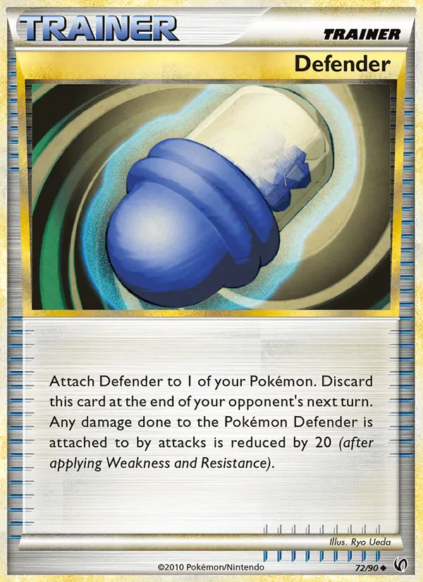 Defender - Undaunted Pokemon Card