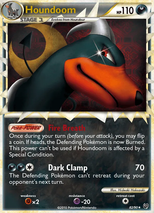 Houndoom - Undaunted Pokemon Card